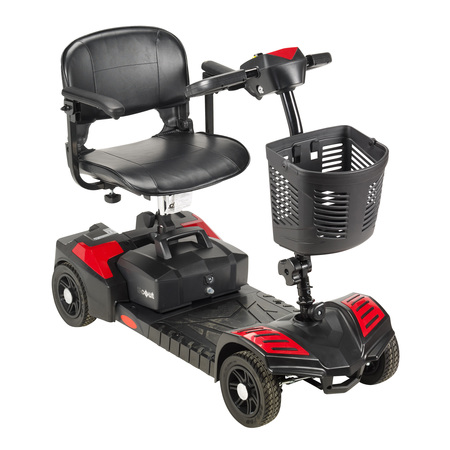 Drive Medical Scout Compact Travel Power Scooter, 4 Wheel sfscout4